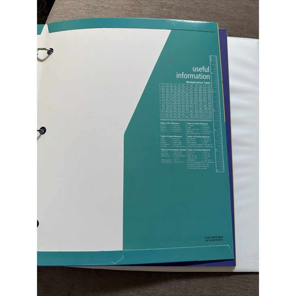 Mead Retro 80s Trapper Keeper Colorblock 3 Ring Binder – Original Design